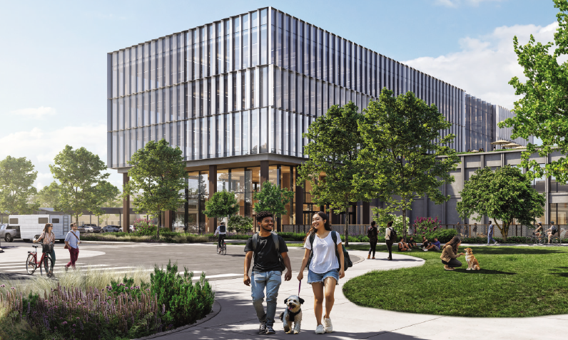 Rendering of the VMC Small Animal Hospital.