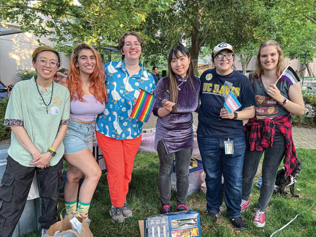 A group of diverse students